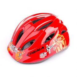 Шлем велосипедный детский Cigna WT-021 (чёрный/красный)